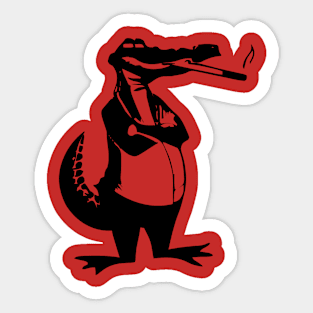 Reptile out of the Water Sticker